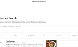 NYT Restaurant Reviews
